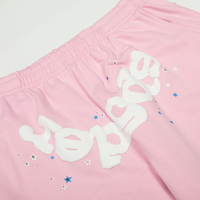 Conjunto Sp5der Rosa Azul Blanco Estrellas