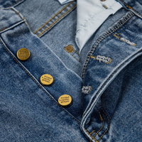 Monogram Jeans Lavado Claro Roturas