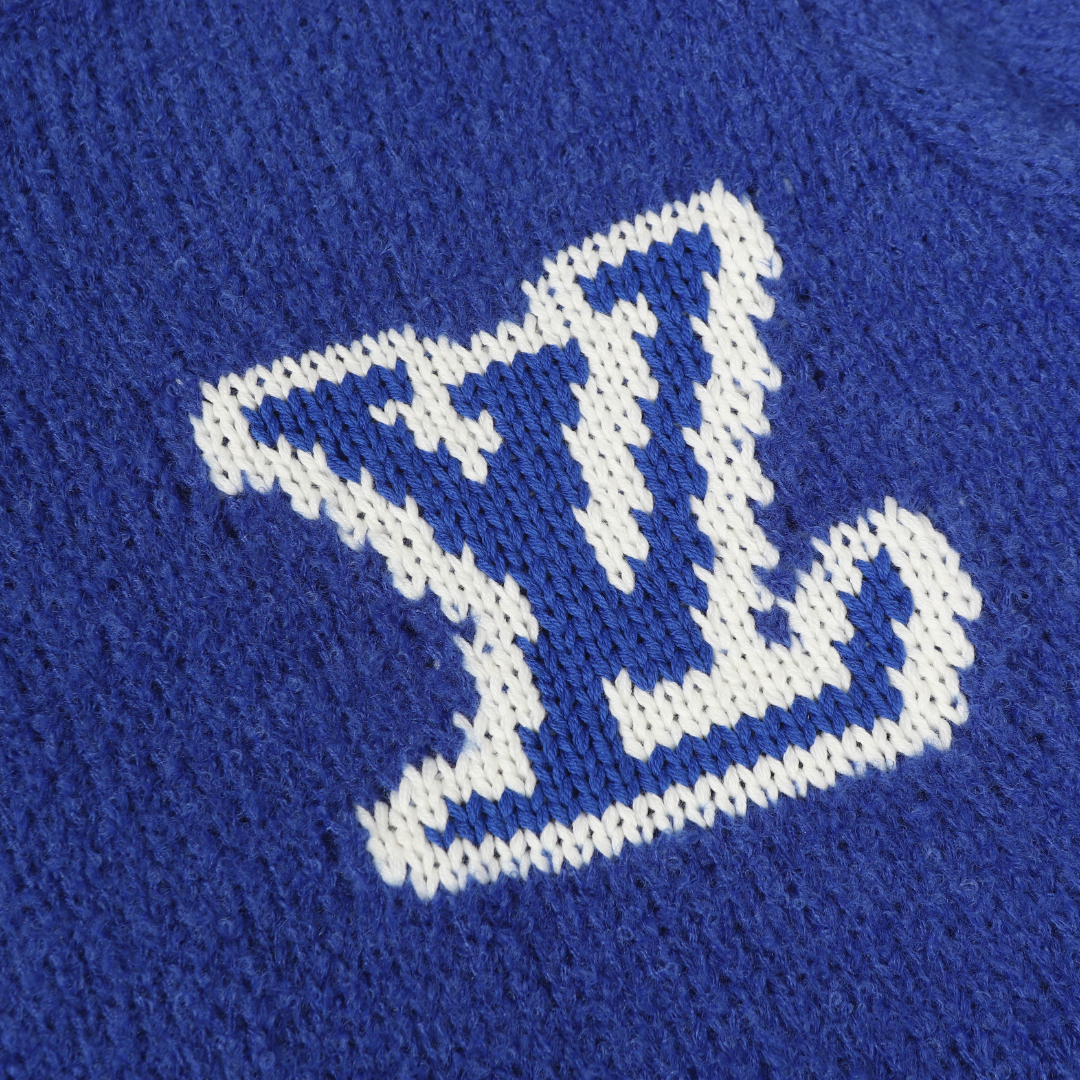 Monogram Sweater Cobrizo Monograma Blanco