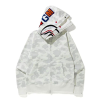 Bape Zip Hoodie Camo Blanco 3