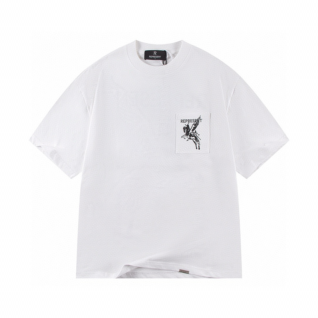 Camiseta Represent Blanco Cielo Blanco Pegaso