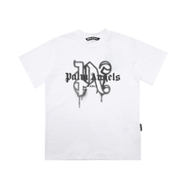 Palm Angels Palm Paris T-shirt - Negro Cielo Blanco Angel