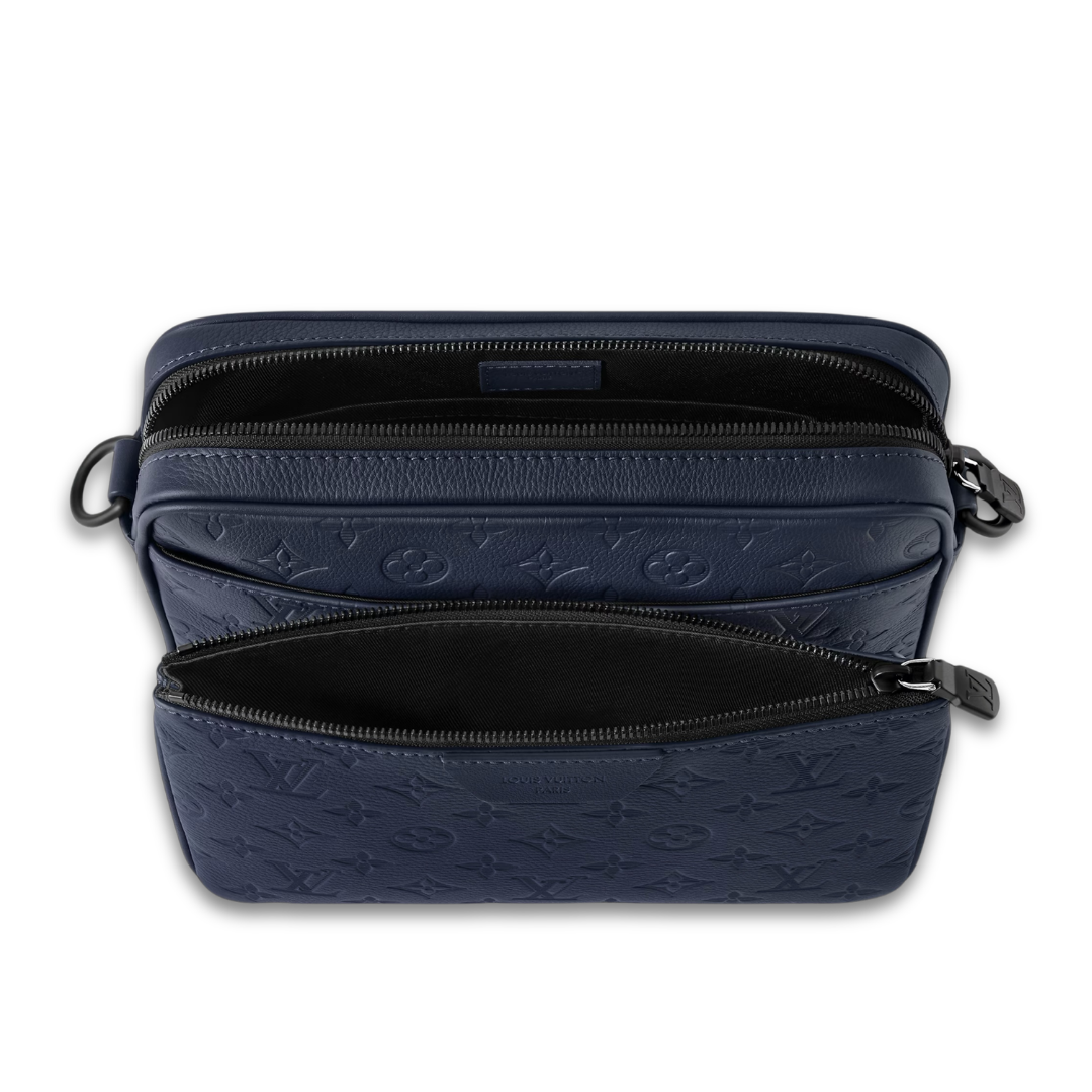 Messenger Trio Bag Monograma Azul