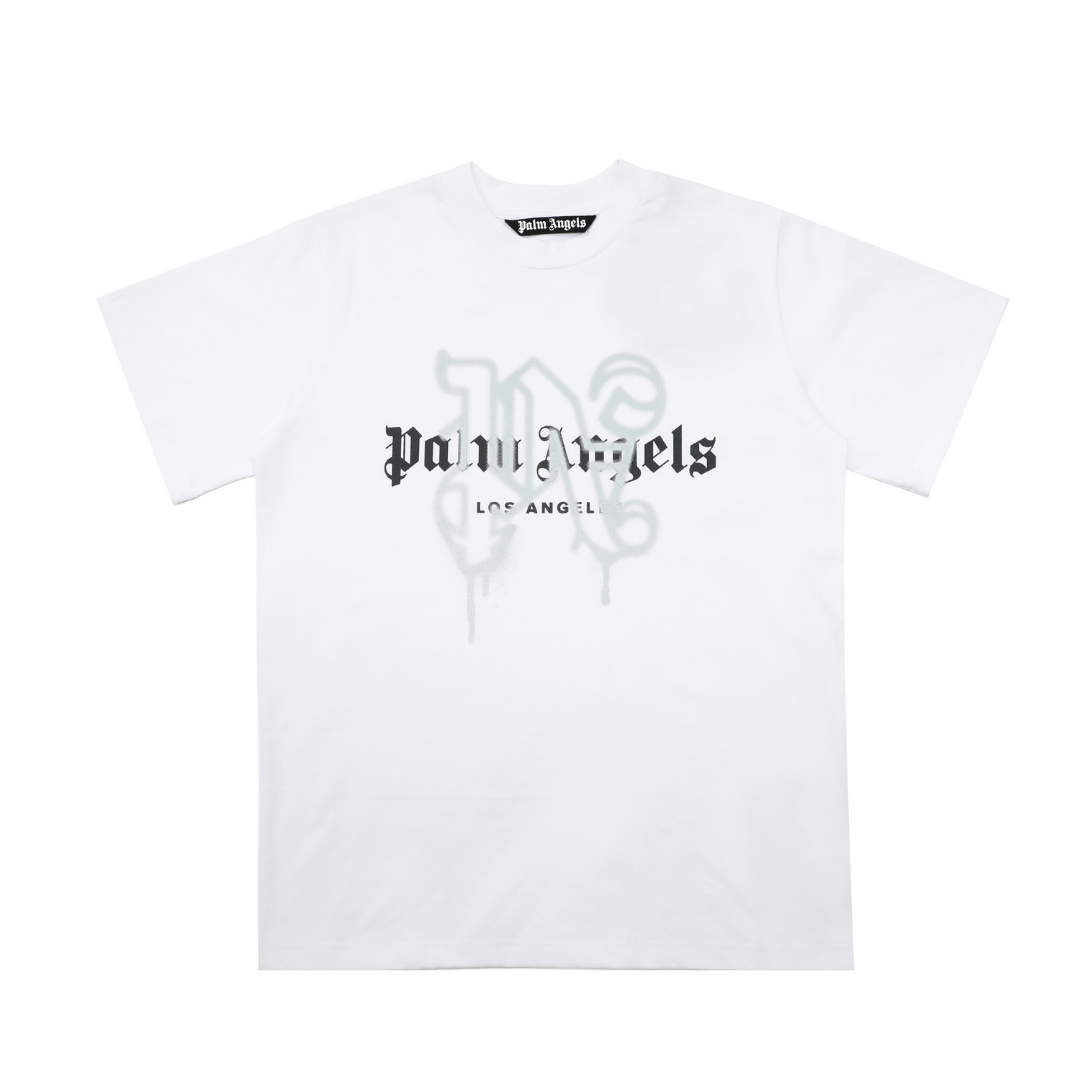 Camiseta Palm Angels Blanco Blanco Palm Angels