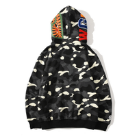 Bape Zip Hoodie Camo Negro 3