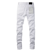 Purple White Jeans