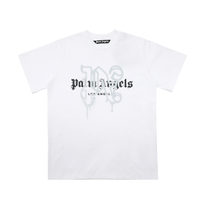 Camiseta Palm Angels Negro Palm Angels Blanco