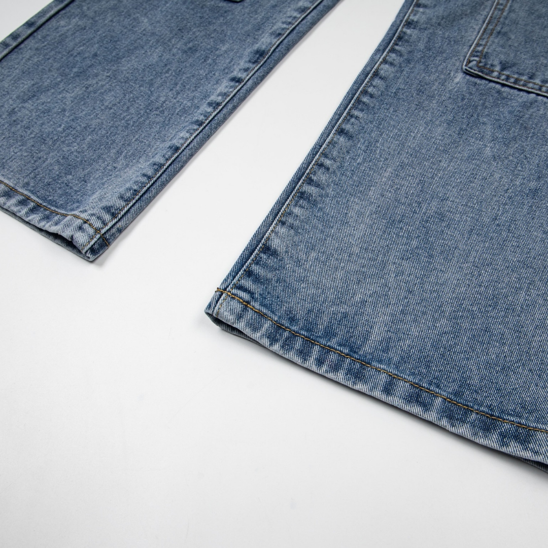 Monogram Jeans Lavado Claro Roturas