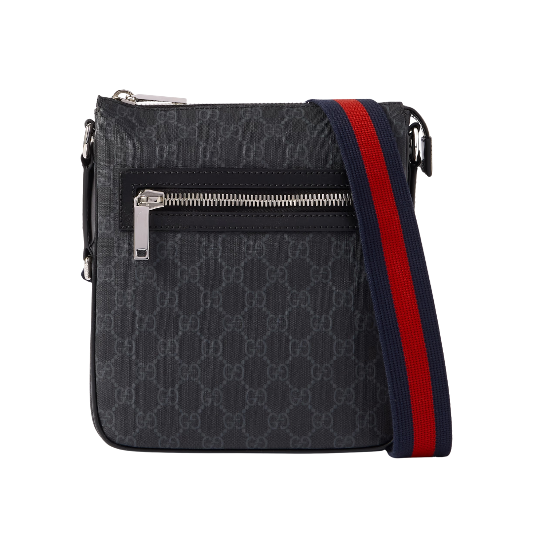 Messenger Bag Negro Monograma