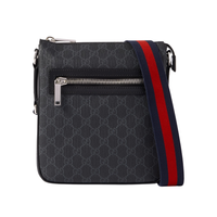 Messenger Bag Negro Monograma