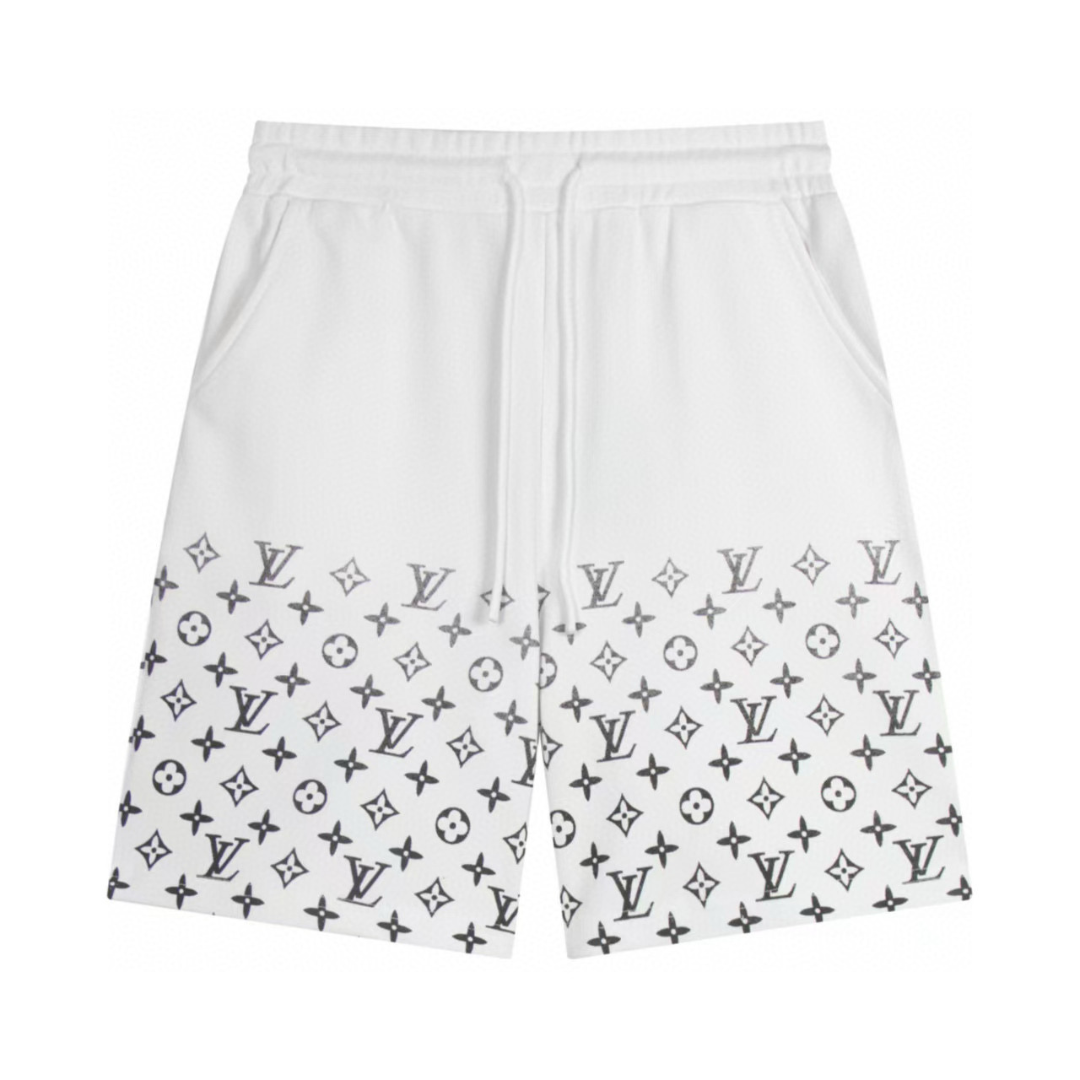 Monogram Shorts Monograma Negro Blanco