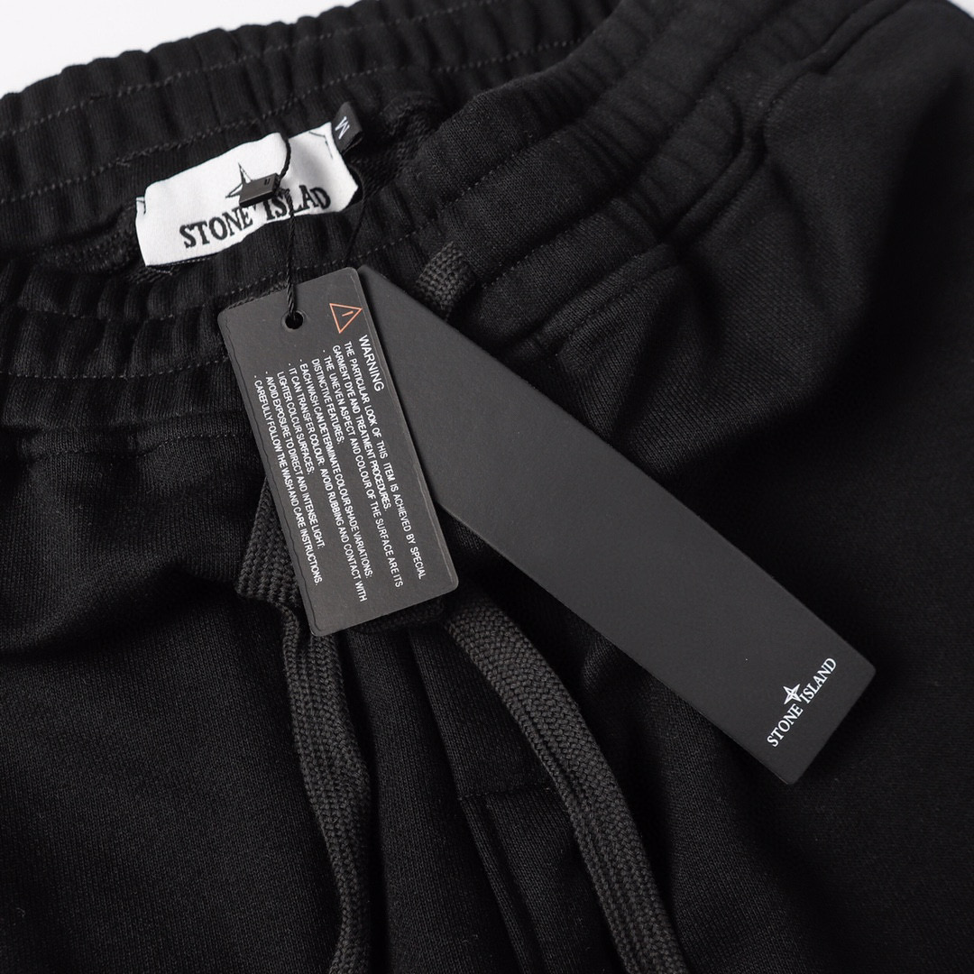 Conjunto Stone Island Negro Negro Camo