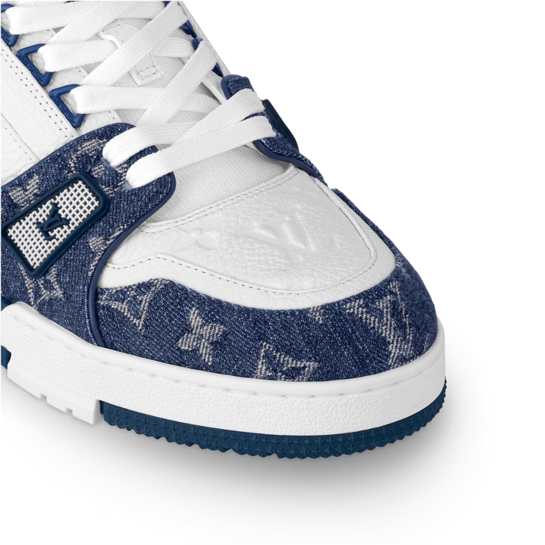 Monogram Blue Trainer Monograma Azul Marino Blanco