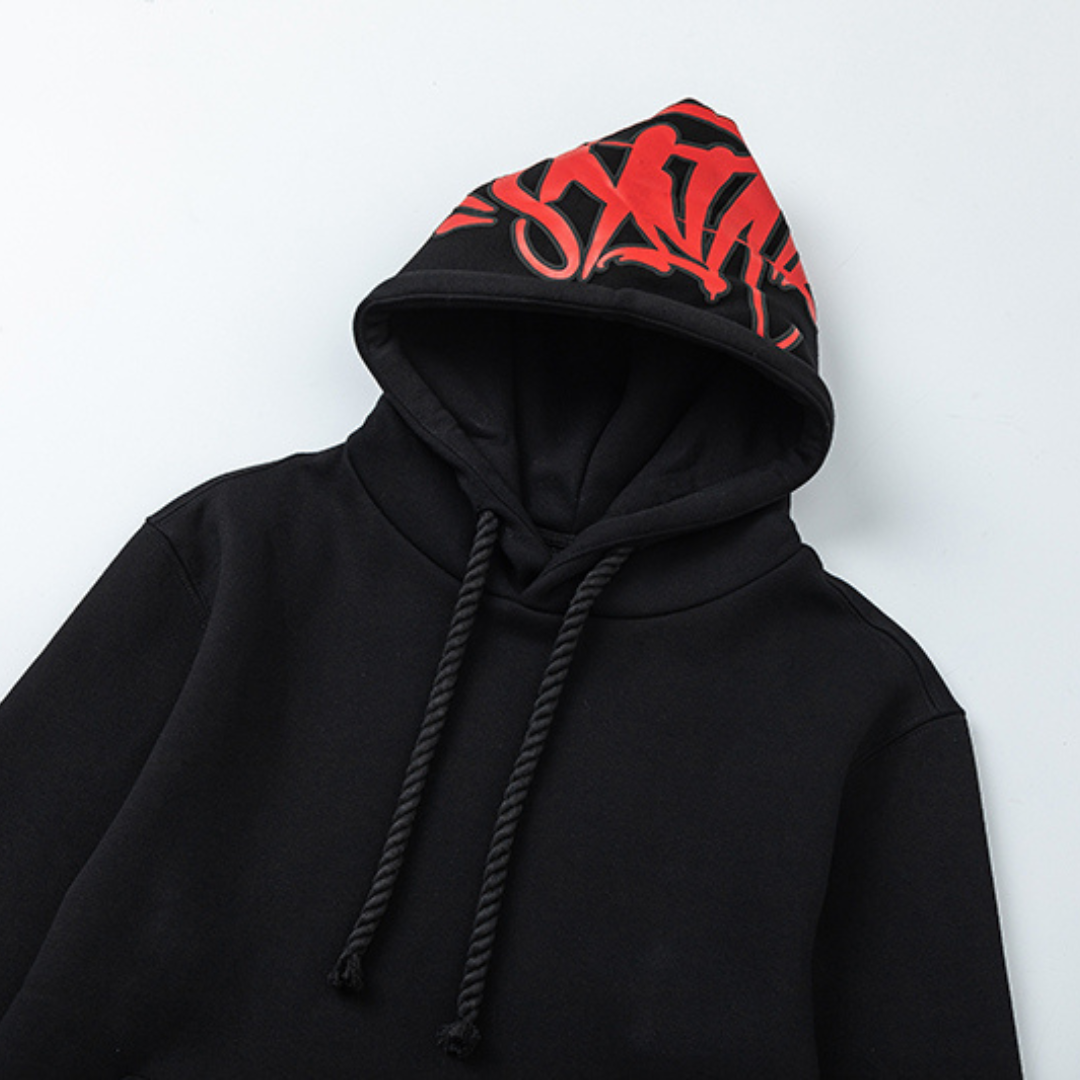 Conjunto Syna World Negro Rojo