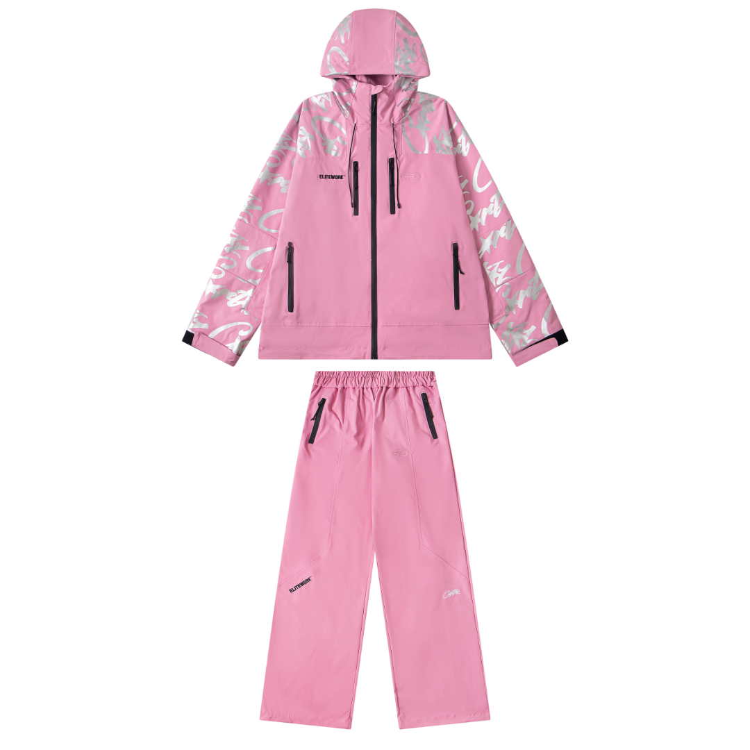 Rules The World Alcatraz Tracksuit Camo Rosa