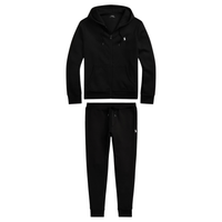 Camiseta Polo Ralph Lauren Negro/Blanco Negro Zipper Logo Blanco