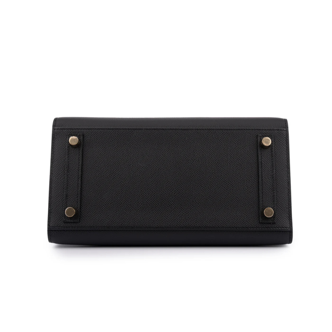Hermes Birkin 25 Bag - Negro/Dorado