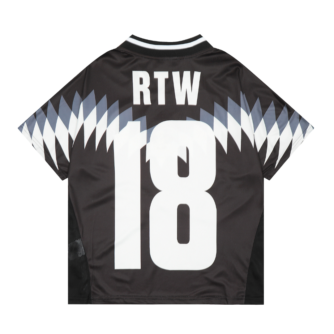 Rules The World Football T-shirt Camo Negro Blanco