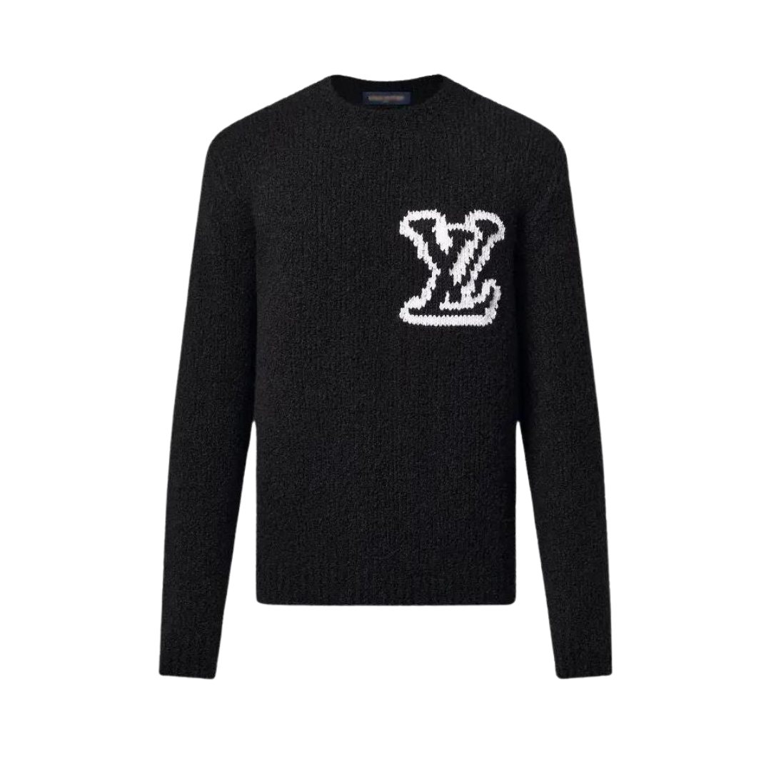 Monogram Sweater Monograma Negro Blanco
