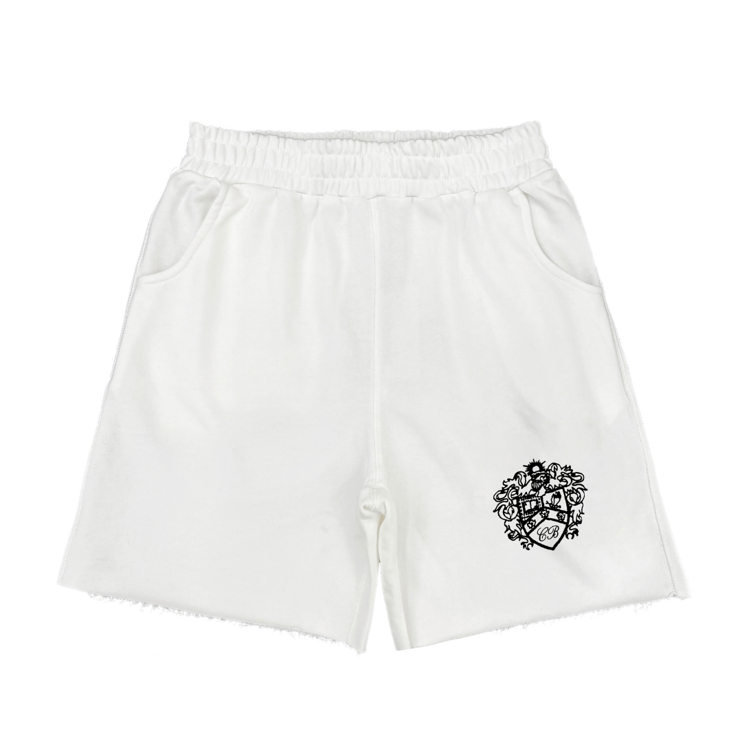 CB Monogram Shorts Corto Blanco Grafito