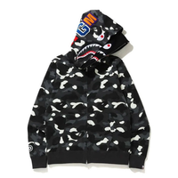 Bape Zip Hoodie Camo Negro 3