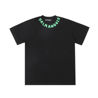 Camiseta Palm Angels Negro Palm Angels Blanco Verde