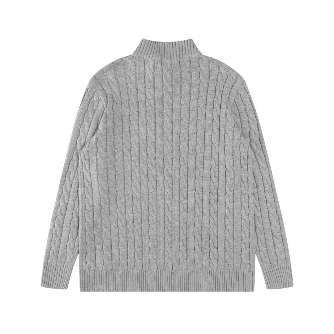 Camiseta Polo Ralph Lauren Gris Cable Negro