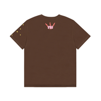 Camiseta Sp5der Marrón Patrón Redes Araña