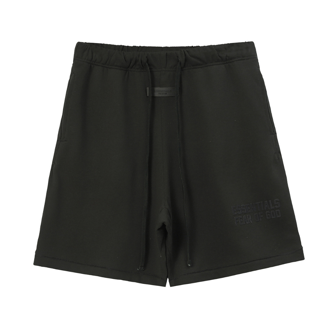 Essentials Shorts Negro Logo