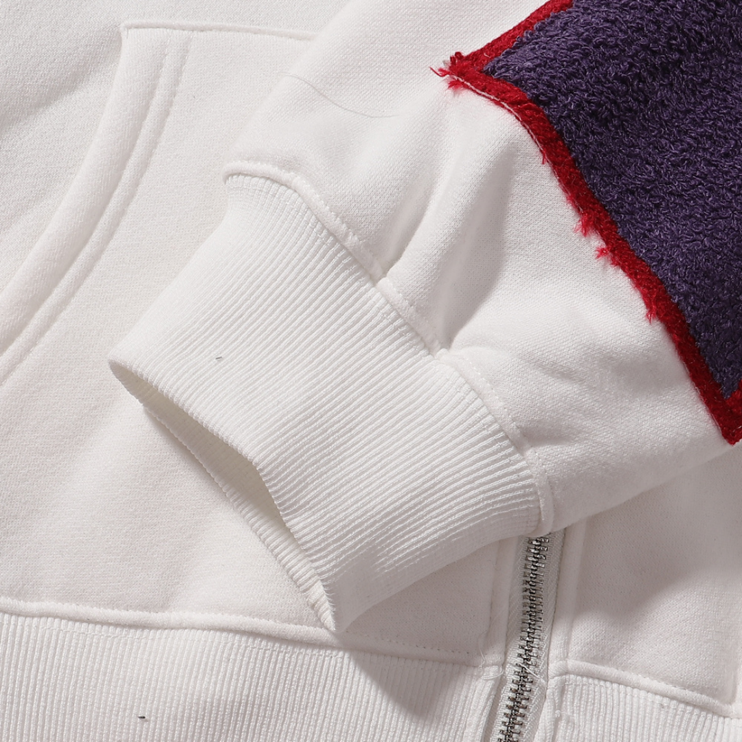Buzo Supreme Blanco Etiquetas Tejidas