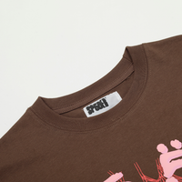Camiseta Sp5der Marrón Patrón Redes Araña