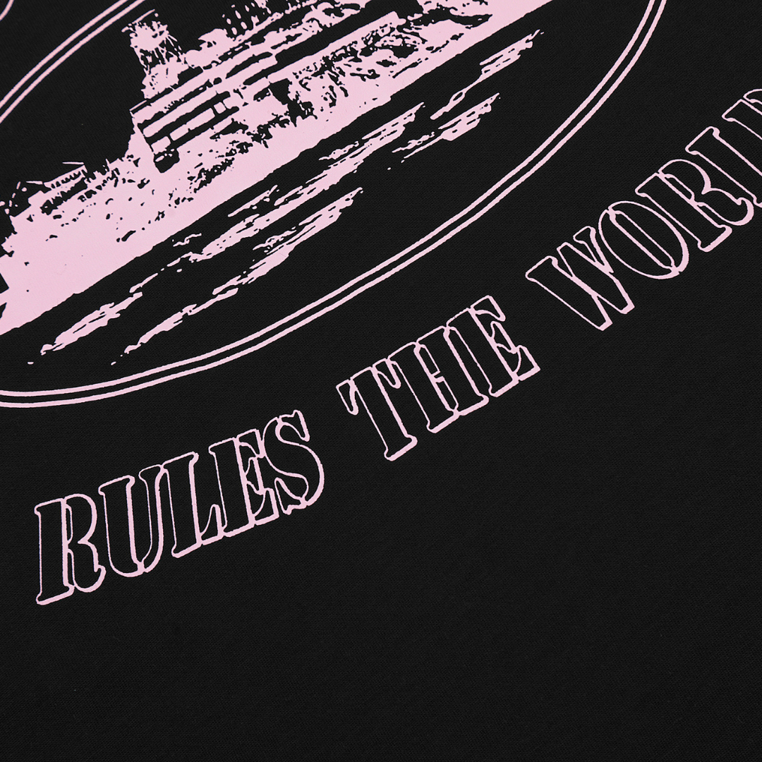 Rules The World Black T-shirt Cortez Negro Blanca