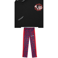 Camiseta Trapstar Negro/Rojo