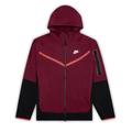 Tech Burgundy/Black Full-Zip Hoodie · Nova Neta · Nova Neta