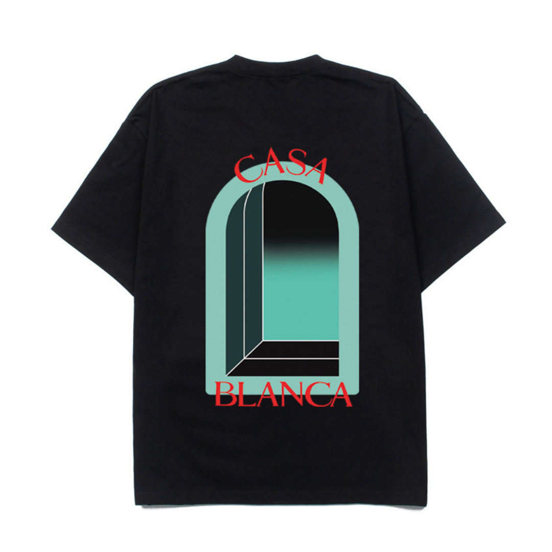 Casablanca Monogram T Shirt Blanca Arco Verde