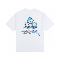 Camiseta Stussy Blanco Blanco Cubos