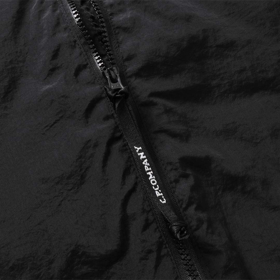 Monochromatic Jacket Negro Hoodie