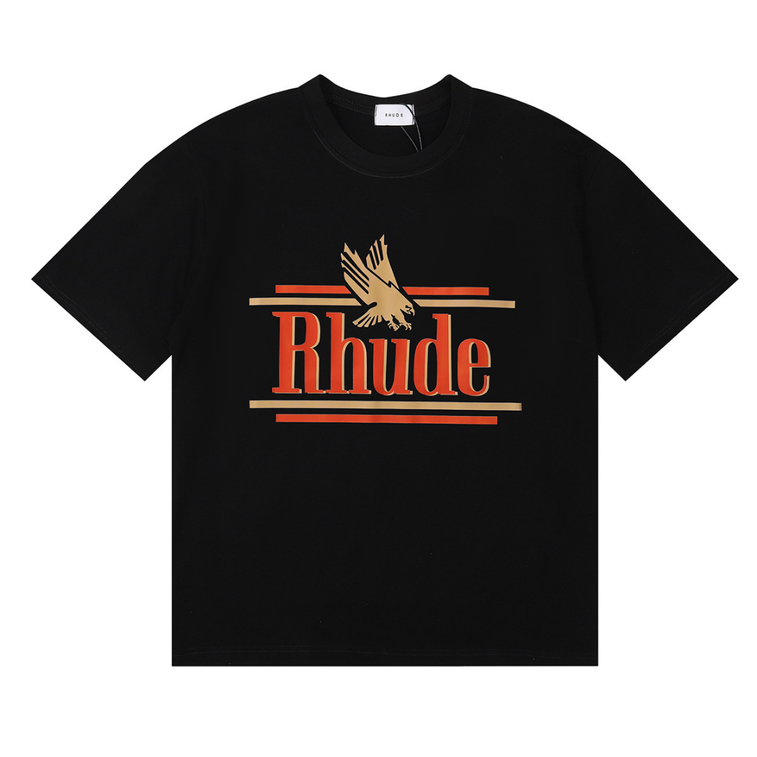 Camiseta Rh*de Negro Camo Blanco
