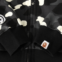 Bape Zip Hoodie Camo Negro 3