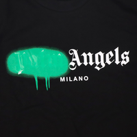 Camiseta Palm Angels Negro/Verde Azul Verde Inicial