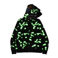 Bape Zip Hoodie Camo Negro 3