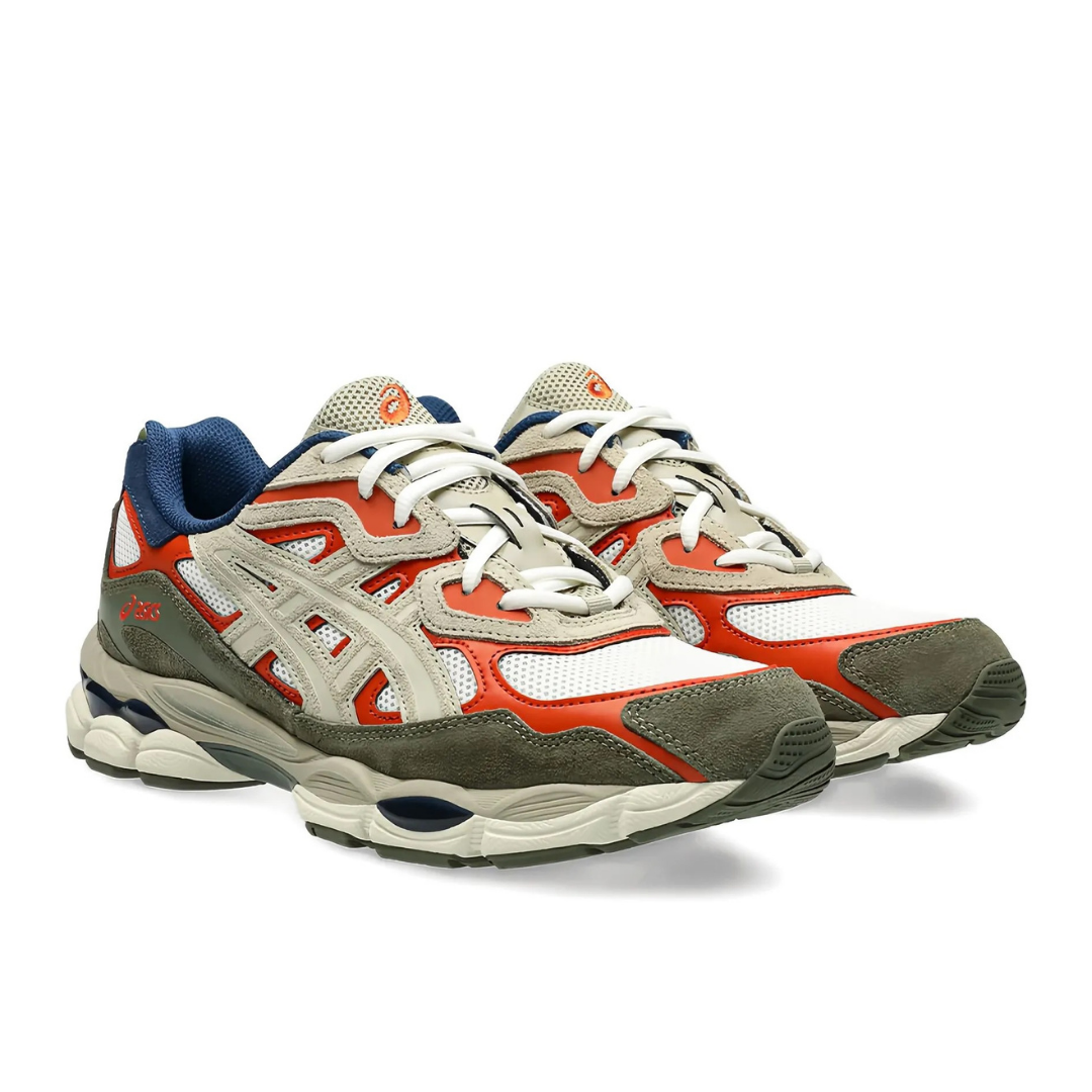 Asics Gel NY Liso Blanco Rojo