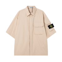 Tactic Monogram Shirt - Beige Cremas Rectángulos Negros