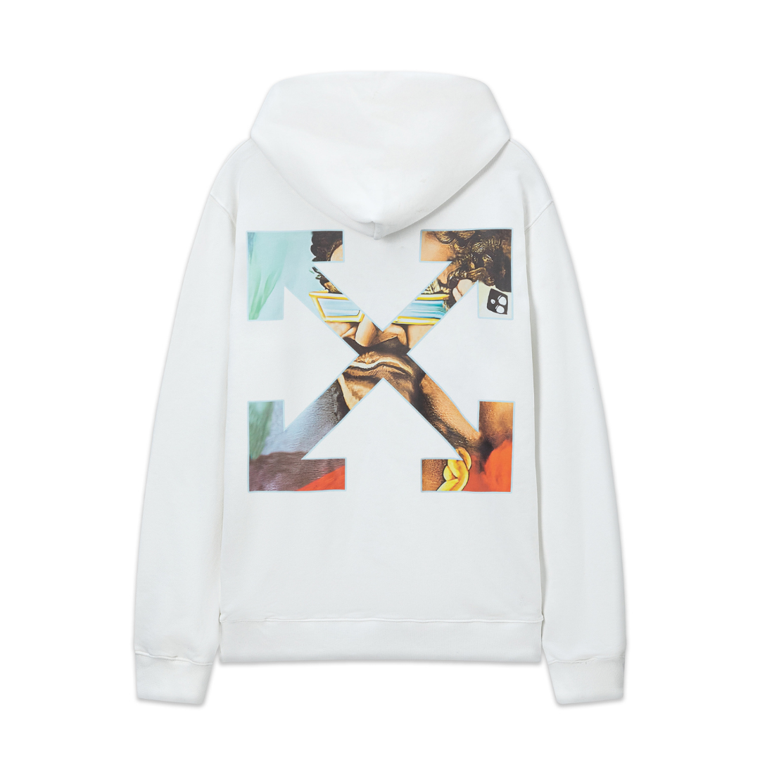 Off-White Off-W Monogram Hoodie - Negro Camo Negro