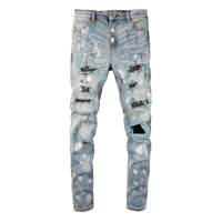 Amr Black Diamonds Jeans Negro