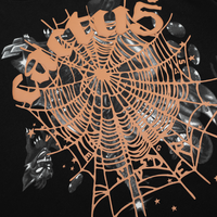 Camiseta Sp5der Camo Negro Blanco