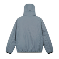 Monochromatic Jacket Liso Azul Hoodie