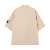 Tactic Monogram Shirt - Beige Cremas Rectángulos Negros