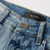 Amr Red Diamond Patch Jeans