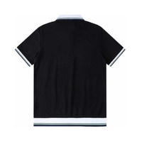 Casablanca Monogram T Shirt Blanco Collar Azul